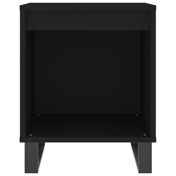 Musta yöpöydät Elvi 40x35x50cm (2 kpl puinen)