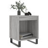 Graue Nachttische Elvi 40x35x50cm (2 Stk. Sonoma-Holz)
