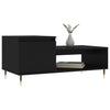 Schwarzer Couchtisch Florence 100x50x45cm (Holz)