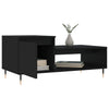 Schwarzer Couchtisch Florence 100x50x45cm (Holz)
