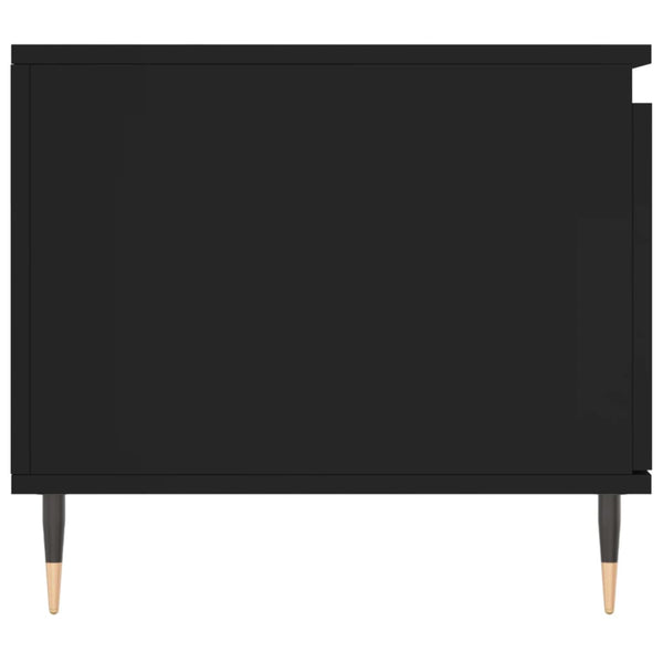 Schwarzer Couchtisch Florence 100x50x45cm (Holz)