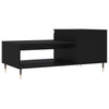 Schwarzer Couchtisch Florence 100x50x45cm (Holz)