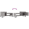 Grauer Couchtisch Kund 100x50x45cm (Holz)