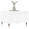 Weißer Couchtisch Anidor 50x46x35cm (Holz)