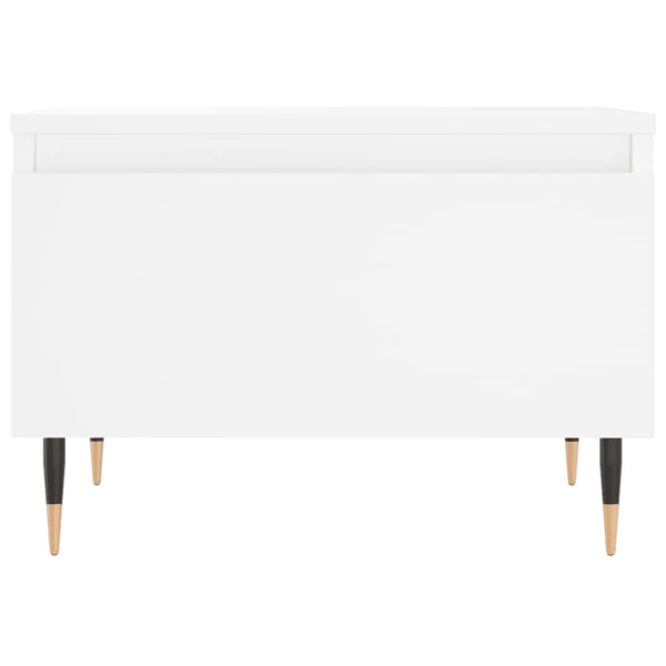 Weißer Couchtisch Anidor 50x46x35cm (Holz)