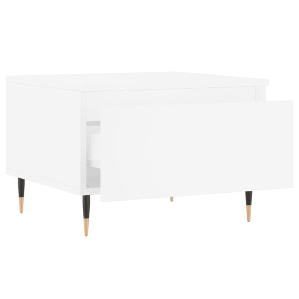 Weißer Couchtisch Anidor 50x46x35cm (Holz)