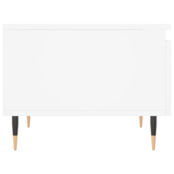 Weißer Couchtisch Anidor 50x46x35cm (Holz)