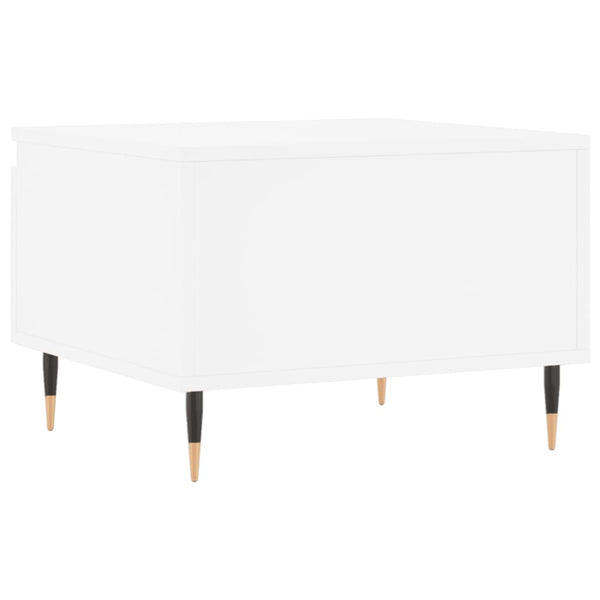 Weißer Couchtisch Anidor 50x46x35cm (Holz)