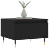 Schwarze Couchtische Anidor 50x46x35cm (2er Set, Holz)