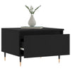 Schwarze Couchtische Anidor 50x46x35cm (2er Set, Holz)