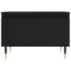 Schwarze Couchtische Anidor 50x46x35cm (2er Set, Holz)