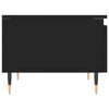 Schwarze Couchtische Anidor 50x46x35cm (2er Set, Holz)
