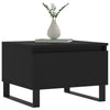 Schwarze Couchtische Giacinta 50x46x35cm (2 Stück, Holz)