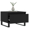 Schwarze Couchtische Giacinta 50x46x35cm (2 Stück, Holz)