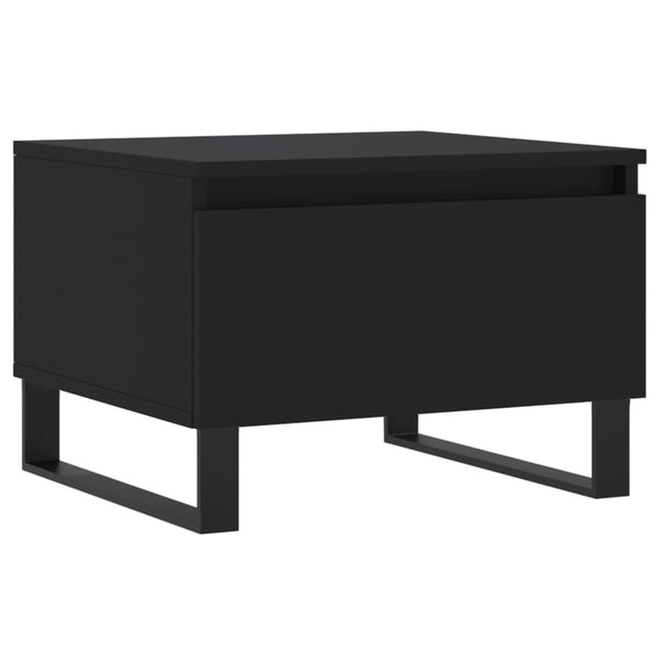 Schwarze Couchtische Giacinta 50x46x35cm (2 Stück, Holz)