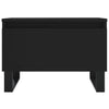 Schwarze Couchtische Giacinta 50x46x35cm (2 Stück, Holz)
