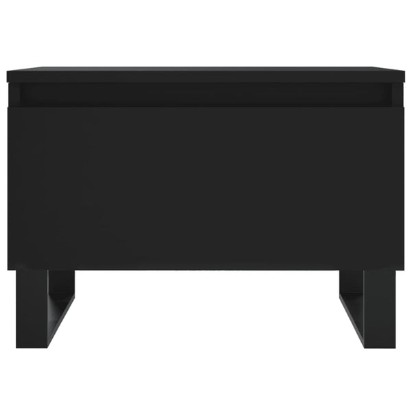 Schwarze Couchtische Giacinta 50x46x35cm (2 Stück, Holz)