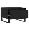 Schwarze Couchtische Giacinta 50x46x35cm (2 Stück, Holz)