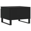 Schwarze Couchtische Giacinta 50x46x35cm (2 Stück, Holz)