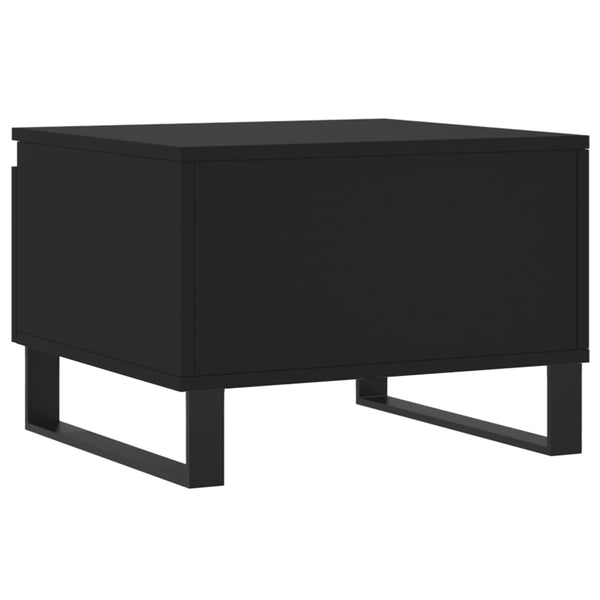 Schwarze Couchtische Giacinta 50x46x35cm (2 Stück, Holz)