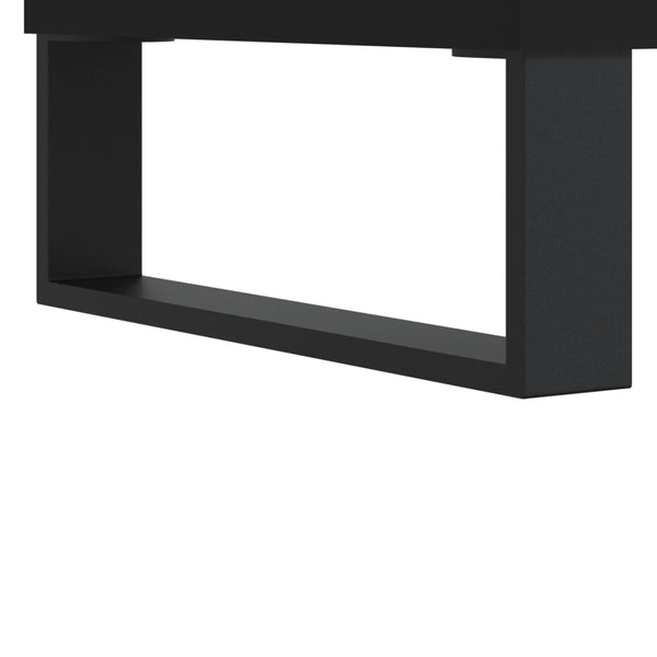 Schwarze Couchtische Giacinta 50x46x35cm (2 Stück, Holz)