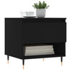 Couchtisch Fagarasan schwarz 50x46x50 cm (Holz)