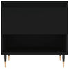 Couchtisch Fagarasan schwarz 50x46x50 cm (Holz)