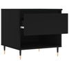Couchtisch Fagarasan schwarz 50x46x50 cm (Holz)