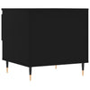 Couchtisch Fagarasan schwarz 50x46x50 cm (Holz)