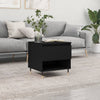 Couchtisch Fagarasan schwarz 50x46x50 cm (Holz)