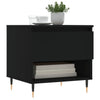 Schwarze Couchtische Fagarasan 50x46x50cm (2 Stück Holz)