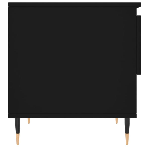 Schwarze Couchtische Fagarasan 50x46x50cm (2 Stück Holz)