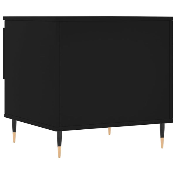 Schwarze Couchtische Fagarasan 50x46x50cm (2 Stück Holz)