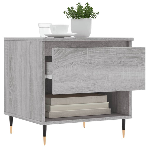 Graue Couchtische Fagarasan 50x46x50cm (2er-Set Sonoma Holz)