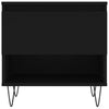 Schwarzer Couchtisch Tipra 50x46x50cm (Holz)