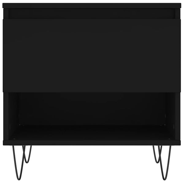 Schwarzer Couchtisch Tipra 50x46x50cm (Holz)