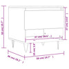 Schwarzer Couchtisch Tipra 50x46x50cm (Holz)