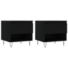 Schwarze Couchtische Tipra 50x46x50cm (2 Stück Holz)