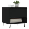 Schwarze Couchtische Tipra 50x46x50cm (2 Stück Holz)