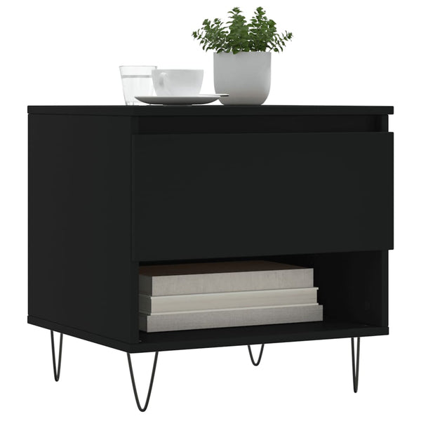 Schwarze Couchtische Tipra 50x46x50cm (2 Stück Holz)
