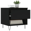 Schwarze Couchtische Tipra 50x46x50cm (2 Stück Holz)