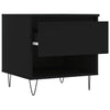 Schwarze Couchtische Tipra 50x46x50cm (2 Stück Holz)