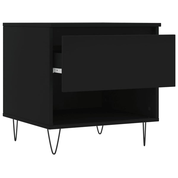 Schwarze Couchtische Tipra 50x46x50cm (2 Stück Holz)