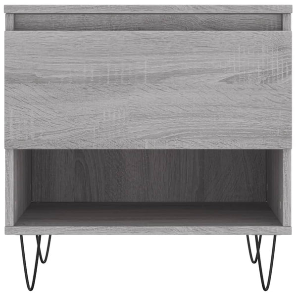 Harmaa sohvapöydät Tipra 50x46x50cm (2 kpl sonoma puinen)