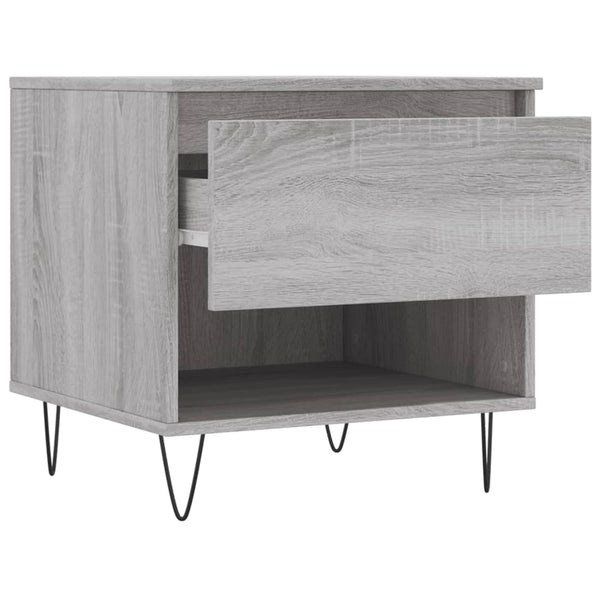 Harmaa sohvapöydät Tipra 50x46x50cm (2 kpl sonoma puinen)