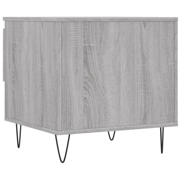 Harmaa sohvapöydät Tipra 50x46x50cm (2 kpl sonoma puinen)