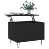 Schwarzer Couchtisch Lagusi 60x44,5x45cm (Holz)