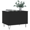 Schwarzer Couchtisch Lagusi 60x44,5x45cm (Holz)