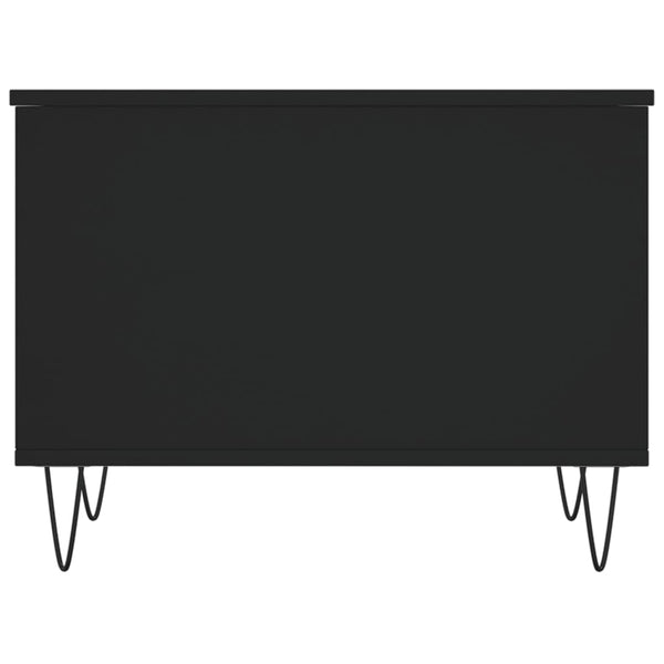 Schwarzer Couchtisch Lagusi 60x44,5x45cm (Holz)