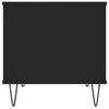 Schwarzer Couchtisch Lagusi 60x44,5x45cm (Holz)